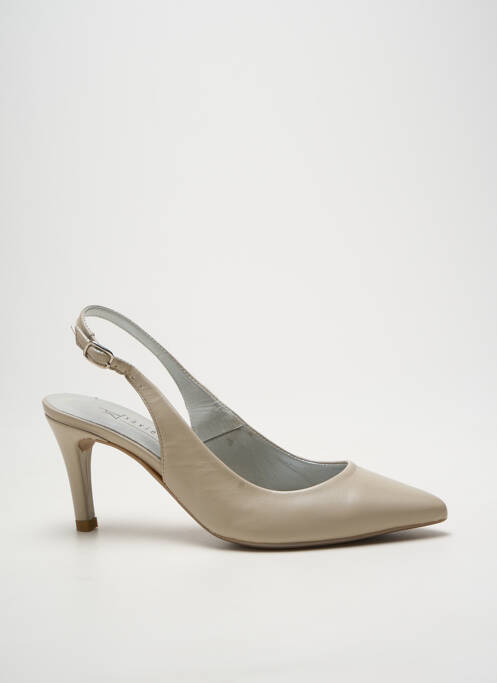 Pantofi cu toc bej XAVIER DANAUD femeie