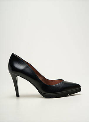 Pantofi cu toc vârf ascuțit toc de 7 la 9 cm negru CAPUCINE'S femeie