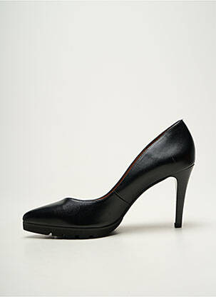 Pantofi cu toc vârf ascuțit toc de 7 la 9 cm negru CAPUCINE'S femeie