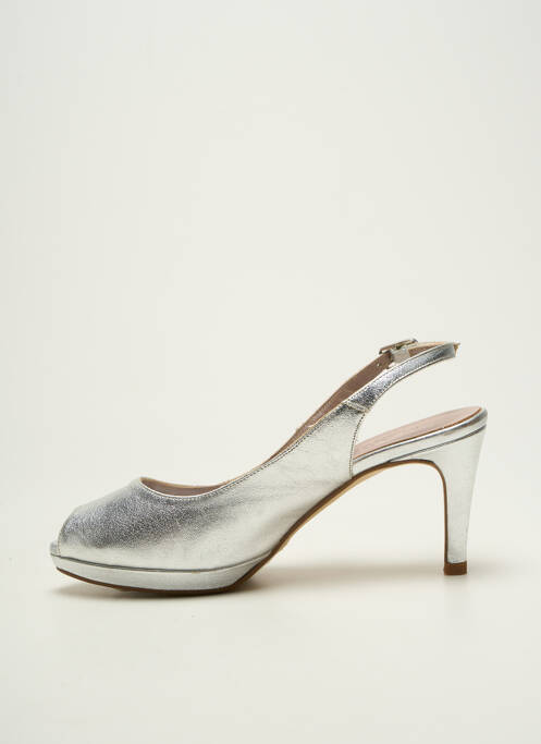 Pantofi cu toc argintiu MARIAN femeie