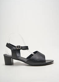 Sandale/pantofi decupați toc pătrat toc de 4 la 6 cm negru XAVIER DANAUD femme