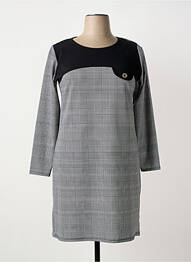 Rochie midi mâneci lungi mâneci lungi negru GALMALLA femeie