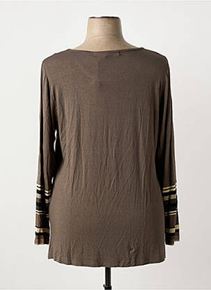 Tricou mâneci lungi mâneci lungi maro ALAIN WEIZ femeie