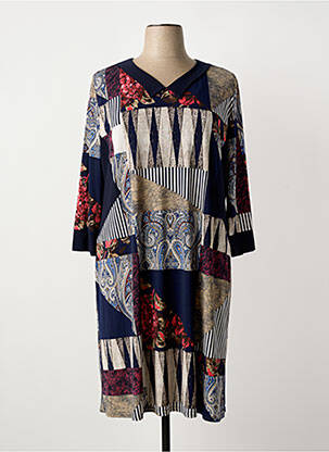 Rochie midi albastru GEVANA femeie