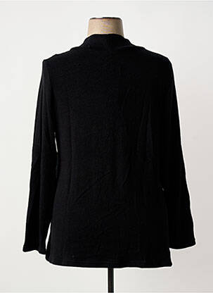 Top țesătură jersey mâneci lungi negru GUY DUBOUIS femeie