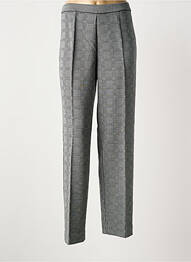 Pantalon drept elasticitate talie înaltă gri MINO MORA femme