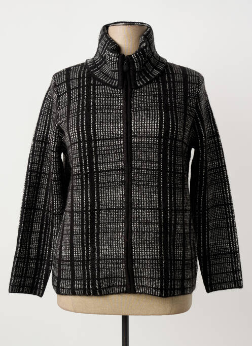 Vestă cu mâneci lungi croială cambrată negru BARBARA LEBEK femme