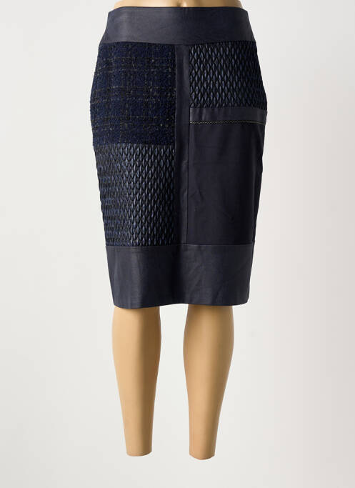 Fustă midi elasticitate albastru MERI & ESCA femme