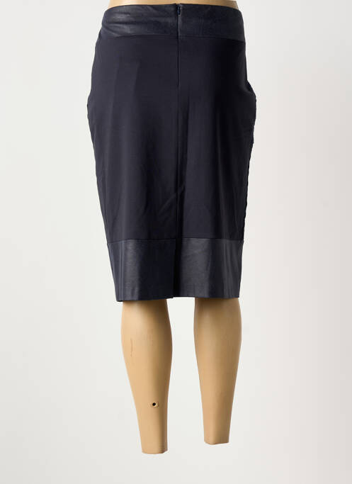 Fustă midi elasticitate albastru MERI & ESCA femme