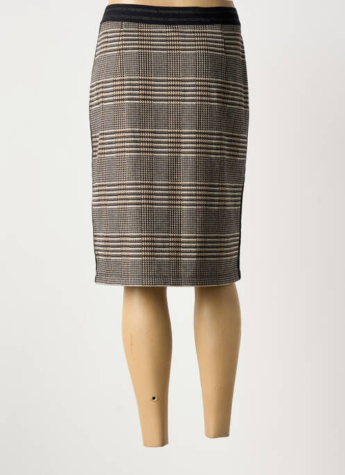 Fustă midi elasticitate negru BARBARA LEBEK femme