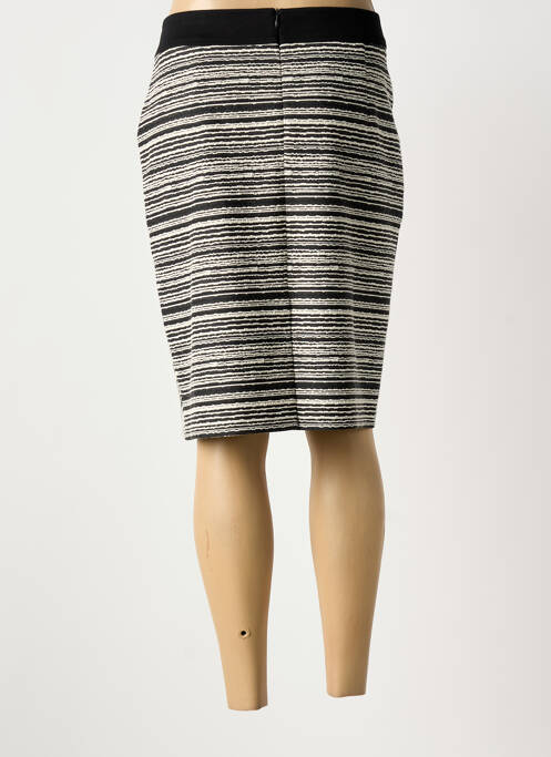 Fustă midi elasticitate negru GUY DUBOUIS femme