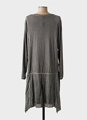 Rochie midi mâneci lungi mâneci lungi gri YOEK femeie