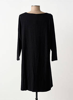 Rochie scurtă mâneci 3/4 mâneci 3/4 negru YOEK femeie