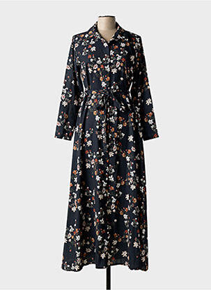 Rochie lungă mâneci lungi mâneci lungi negru GALMALLA femeie