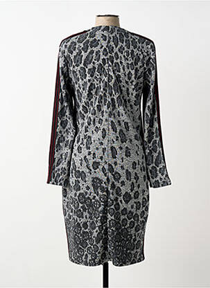 Rochie midi mâneci lungi mâneci lungi gri BARBARA LEBEK femeie