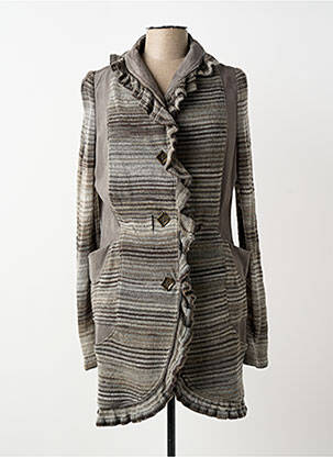 Vestă cu mâneci lungi gri QUATTRO femeie