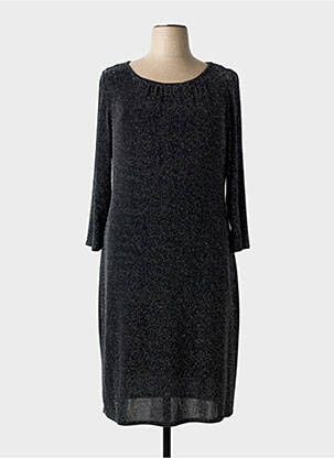Rochie midi croială fluidă mâneci lungi negru MICHAELA LOUISA femeie