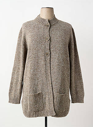 Vestă cu mâneci lungi maro MINO MORA femeie