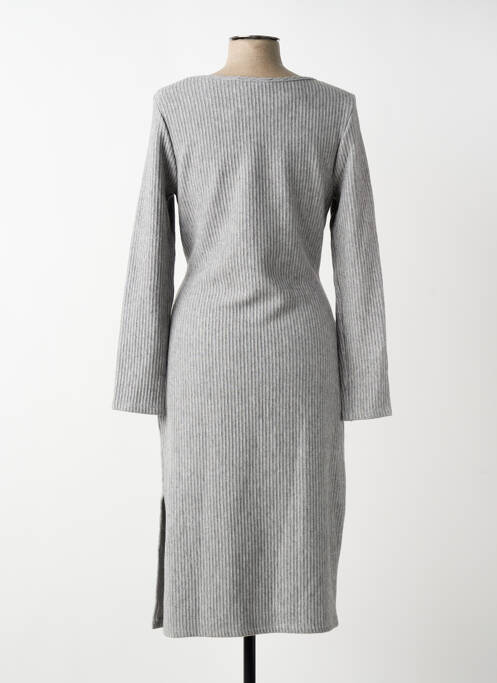 Rochie midi gri FRANK LYMAN femeie