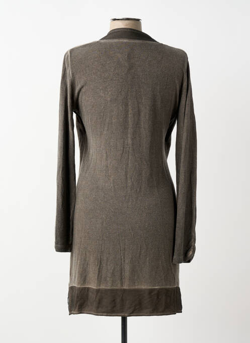 Rochie scurtă maro FRED SABATIER femeie