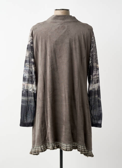 Rochie scurtă gri QUATTRO femeie