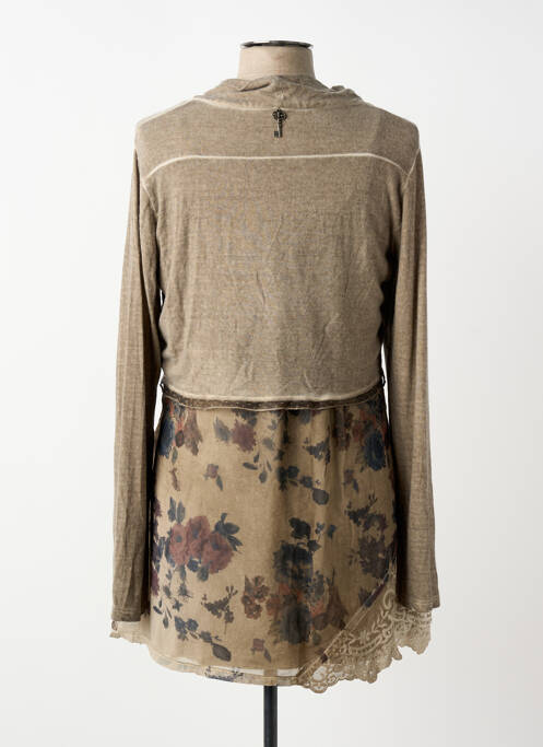 Rochie scurtă maro FRED SABATIER femeie