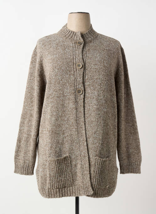 Vestă cu mâneci lungi maro MINO MORA femeie