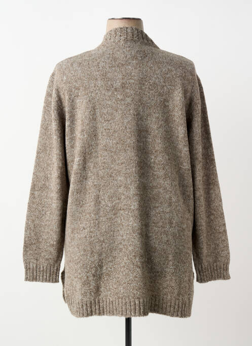 Vestă cu mâneci lungi maro MINO MORA femeie