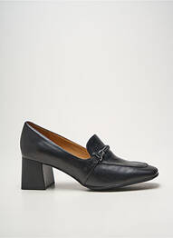 Mocasini pătrat toc de 7 la 9 cm negru CAPRICE femme