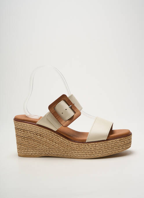 Mulete/Saboți bej EVA FRUTOS femeie