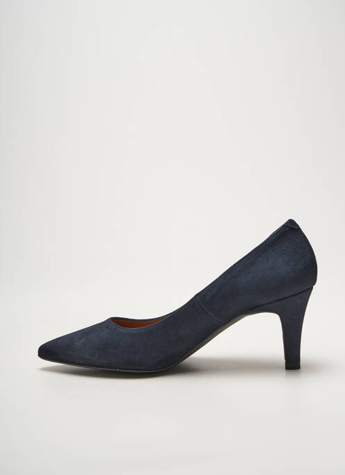 Pantofi cu toc albastru AUX CAPUCINES femeie