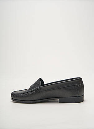 Mocasini material neted toc plat până la 3 cm negru J.METAYER femeie