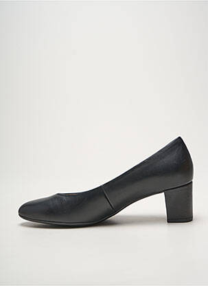 Pantofi cu toc țesătură satinată toc de 4 la 6 cm negru GABOR femeie