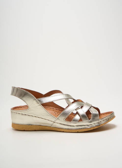 Sandale/Pantofi decupați auriu KARYOKA femeie