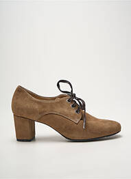 Derby-uri vârf rotund toc de 4 la 6 cm maro D'CHICAS femme