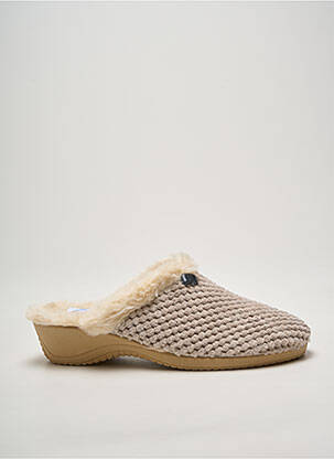 Papuci/Pantofi de casă bej LA BANDE À MICH' femeie