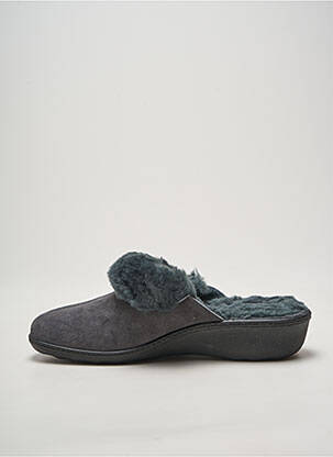 Papuci/pantofi de casă vârf rotund toc de 4 la 6 cm gri WESTLAND femeie