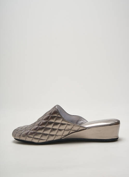 Papuci/Pantofi de casă argintiu SEMELFLEX femeie