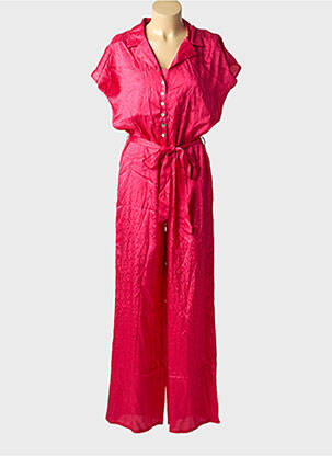 Salopetă-pantalon roz BIZANCE femeie