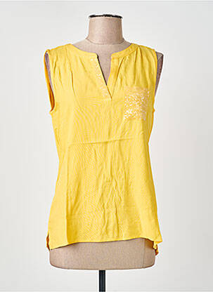 Top croială cambrată fără mâneci galben STREET ONE femme