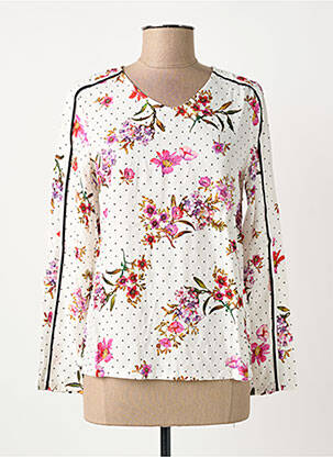 Bluză imprimeu floral mâneci lungi alb STREET ONE femeie