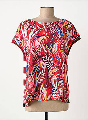 Tricou croială dreaptă mâneci scurte roșu STREET ONE femeie