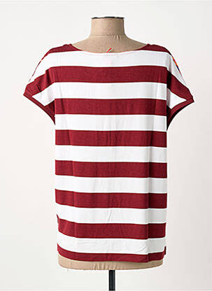 Tricou croială dreaptă mâneci scurte roșu STREET ONE femeie