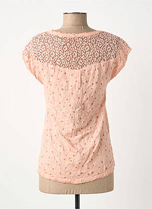 Top elasticitate mâneci scurte roz STREET ONE femeie