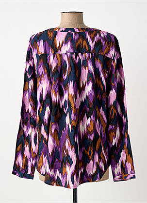 Bluză țesătură poplin mâneci lungi violet STREET ONE femeie