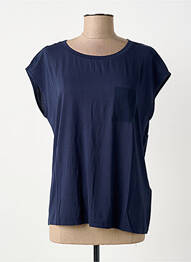 Tricou elasticitate mâneci scurte albastru STREET ONE femme