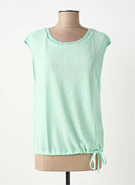 Tricou elasticitate mâneci scurte verde STREET ONE femeie