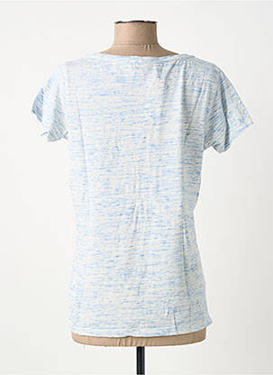 Tricou guler în v mâneci scurte albastru LEE femeie