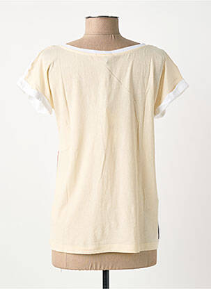 Tricou imprimeu fantezie mâneci scurte alb LEE femeie