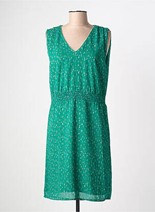 Rochie midi fără mâneci fără mâneci verde CHATTAWAK femeie